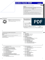 Operation Guide 3259: About This Manual Things To Check Before Using The Watch