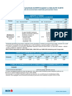 BCR Dobanzi Pentru Contul Curent Si Produsele de Economisire PF