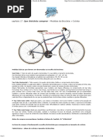 Que Bicicleta Comprar - Medidas Da Bicicleta - Escola de Bicicleta