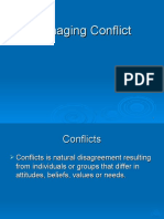 Organizational Communication: Managing Conflicts