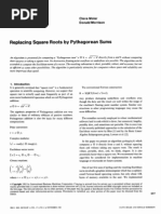 Download Moler   Morrison -- Pythagorean Sums by Derek OConnor SN29568822 doc pdf