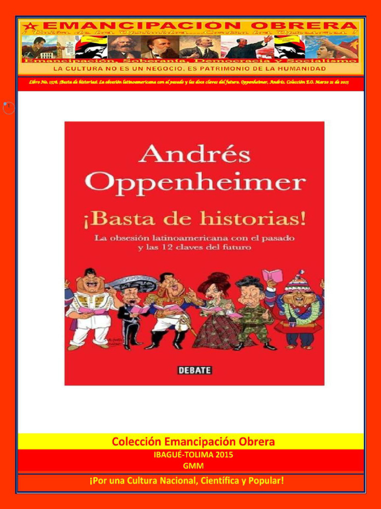 Basta de Historias - Andres Oppenheimer | PDF