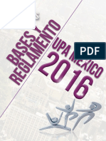 Bases y Reglamento UPA México 2016 