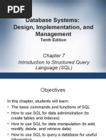 Database Systems: Design, Implementation, and Management: Introduction To Structured Query Language (SQL)