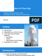 Desulfurization of Flue Gas