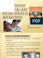 Social Ethics of Advertising