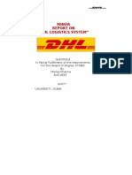 Project Report On Logistic System in DHL