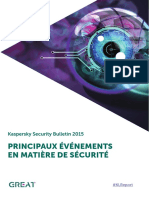  Security bulletin Principaux Evenements Securite