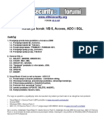 Visual Basic I Baze Podataka PDF