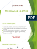 Teknik Manual Soldering