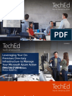 Leveraging Your On-Premises Directory Infrastructure To Manage Your Microsoft Azure Active Directory Identities DCIM-B301