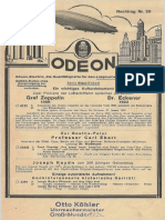 1932-05 - Odeon Mai 1932 Nachtrag Nr. 20