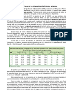 Características de La Remuneración Íntegra Mensual