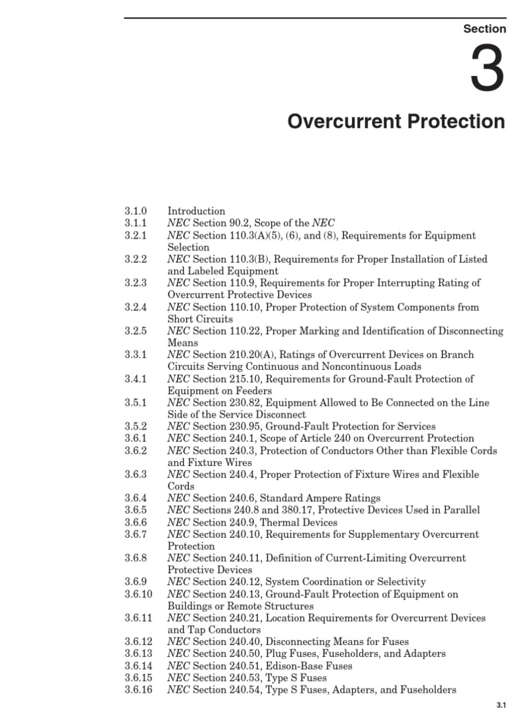 Overcurrent Protection | PDF | Fuse (Electrical) | Power Engineering