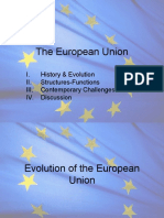 History and Struct Functions of EU