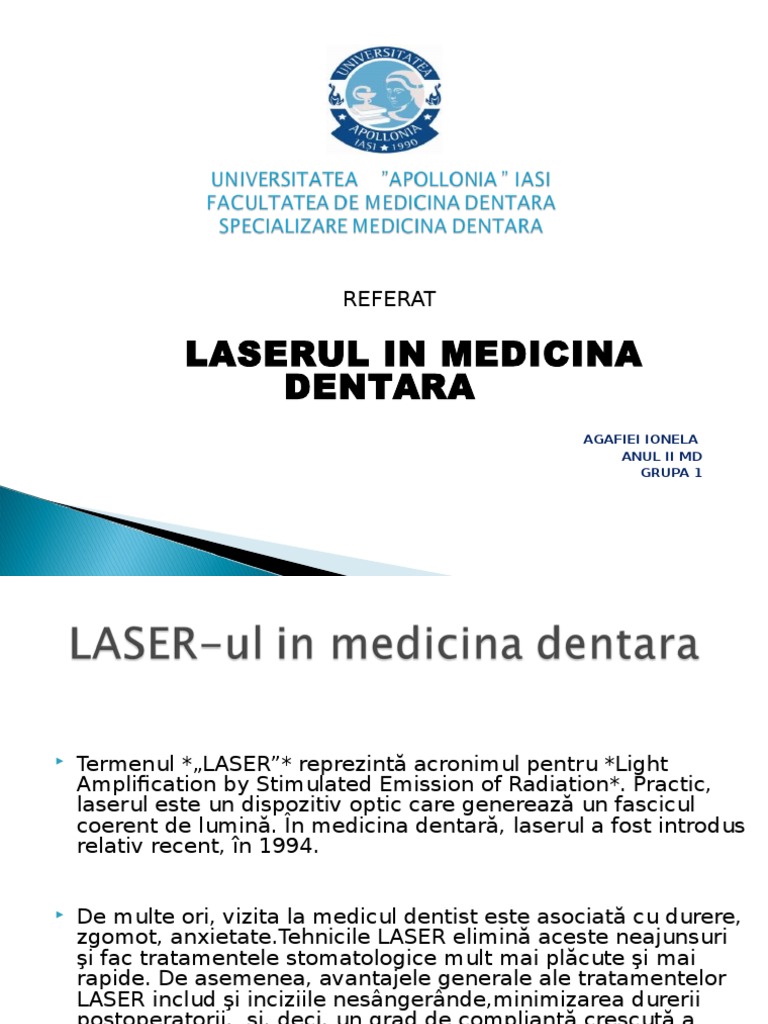 LASERUL-ul in Medicina Dentara | PDF