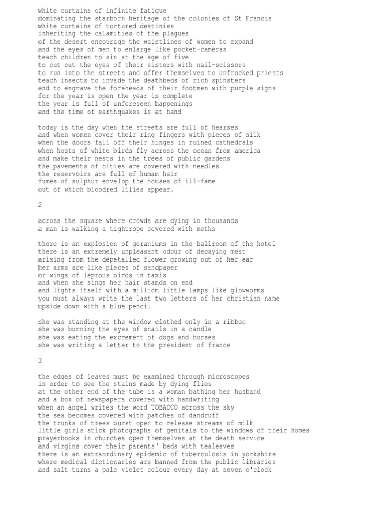 Poem | PDF | Nature
