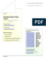 User Manual: Bacnet Slave/ Modbus TCP Master - Converter