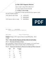 Design of Sequence Detector