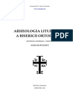 Petru Pruteanu Arheologie Liturgica