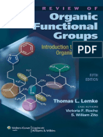 Review of Organic Functional Groups - Lemke (5th Edition)