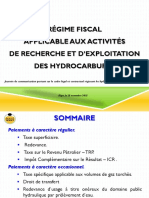 Presentation Du Regime Fiscal Applicable a La Recherche&Lexploitation Des Hydrocarbures