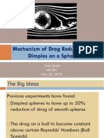 Mechanism of Drag Reduction Bygolf Ball Presentation