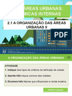 A Organização das Áreas Urbanas II - Geoport. Gina -15-16
