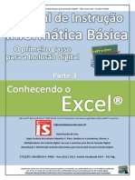 Manual de Instrução de Informática Básica Parte 3 -- Conhecendo o Excel 2010