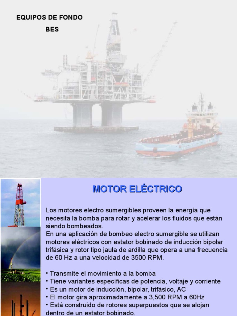 Motor Eléctrico para BES | PDF | Corriente eléctrica | Campo magnético