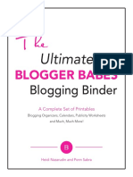 The Ultimate Blogger Babes Blogging Binder