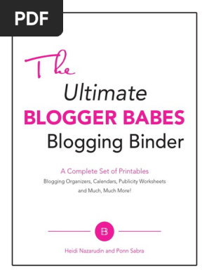 The Ultimate Blogger Babes Blogging Binder
