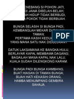 Lirik Pantun Budi