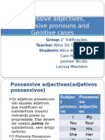 Possessive pronouns, Possessive adjectives and Genitive cases (1).pptx