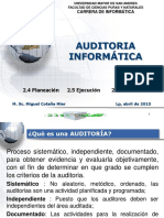 MODULO II. 2.5 Proceso de Auditoria - 2015