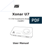 Xonar U7 Manual