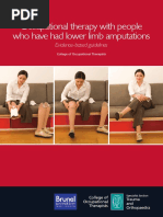 Occupational Therapy & Lower Limb Amputee