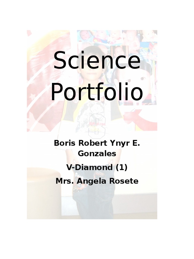 Science Portfolio of Boris Ynyr E. Gonzales | PDF