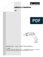 Manual da Parafusadeira Makita