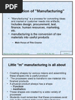 Definition of "Manufacturing"