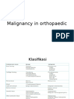 Malignancy in Orthopaedic
