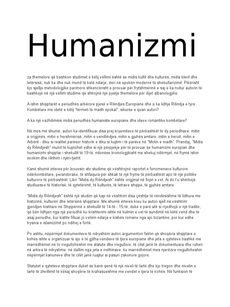 Humanist | PDF