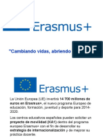 Presentación Erasmus+ Claustro 2015