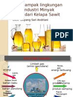 Aspek Dampak Lingkungan Proses Industri Minyak Goreng Dari