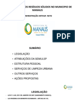 Residuos Solidos en Manaus (Brasil)