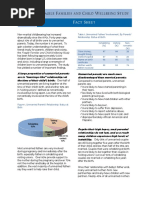 Fragile Families and Child Well Being Study Fact Sheet