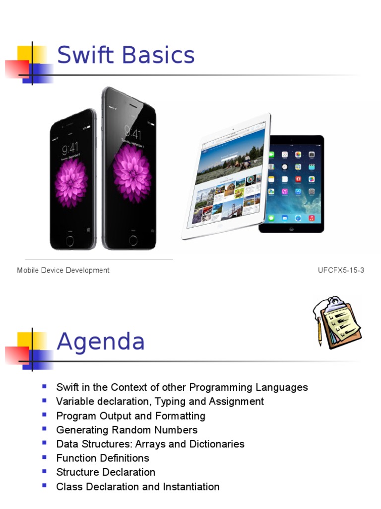Swift Basics | PDF | Swift (Programming Language) | Programming Paradigms