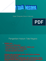 Pengantar Hukum Indonesia HUKUM TATA NEGARA