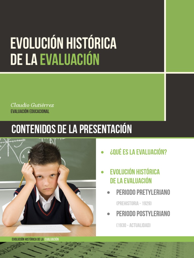 Evolución Historia de La Evaluacion | PDF | Evaluación | Prueba ...