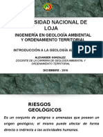 CALCULO CUANTITATIVO de Riesgo Geologico